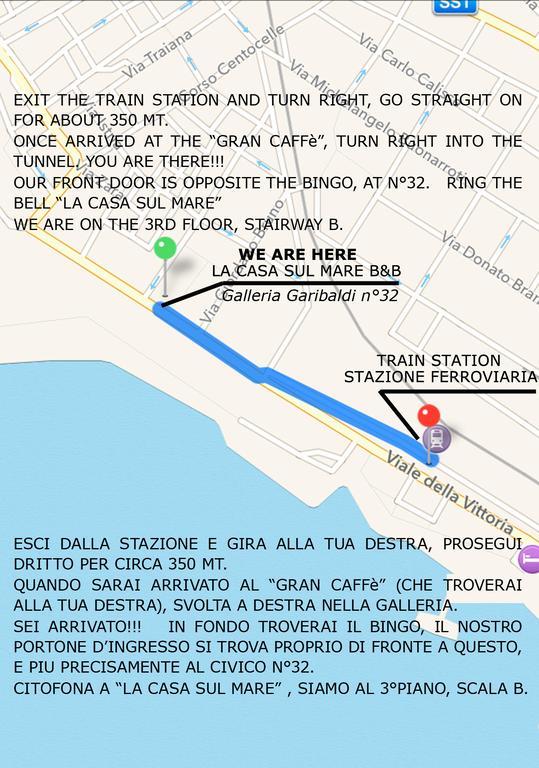 La Casa Sul Mare Bed & Breakfast Civitavecchia Bagian luar foto